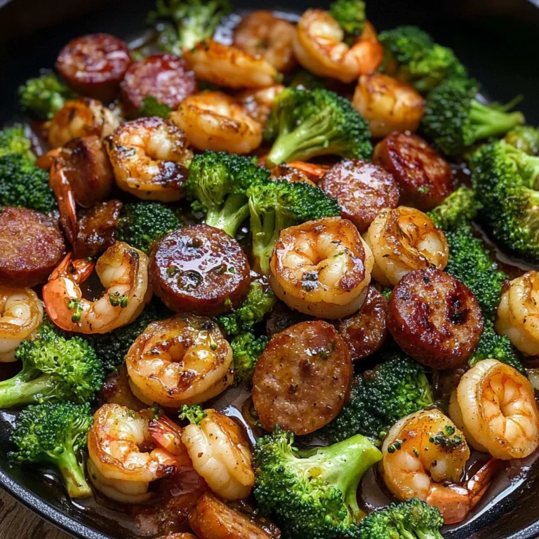 Honey Garlic Shrimp With Sausage and Broccoli: A Delightful Dish