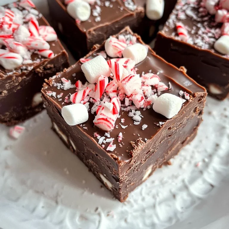 Hot Chocolate Peppermint Fudge!