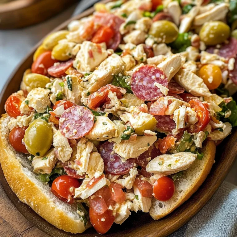 Italian Grinder Chicken Salad