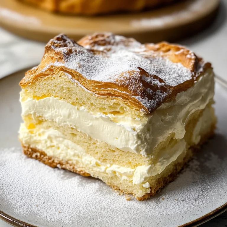 Karpatka - Polish Carpathian Mountain Cream Cake
