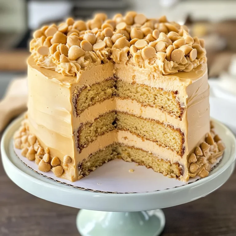 Loaded Peanut Butter Layer Cake