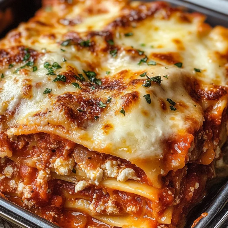 Million Dollar Lasagna