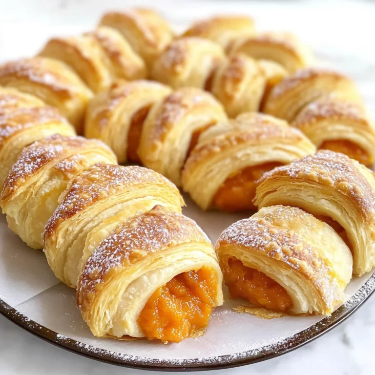 Mini Pumpkin Pie Crescent Rolls