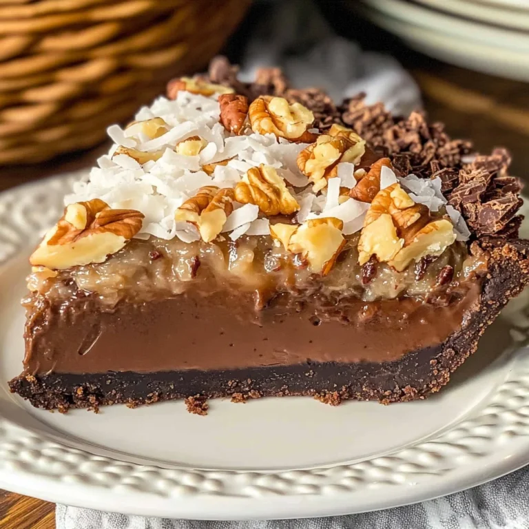 No-Bake German Chocolate Pie: 1 Amazing Christmas Treat
