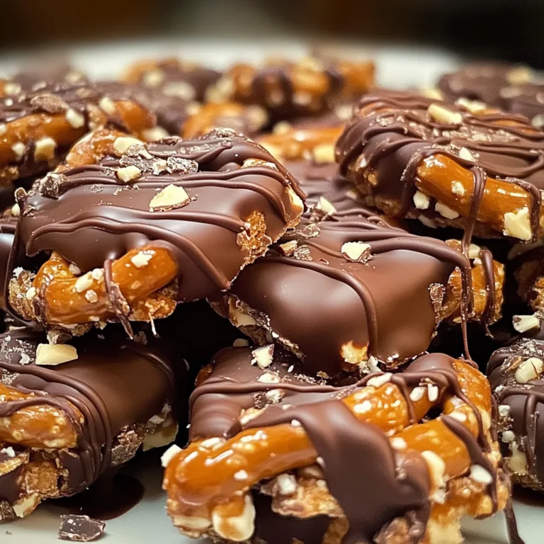 No-Bake Peanut Butter Pretzel Clusters