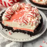 No Bake Christmas Peppermint Pie