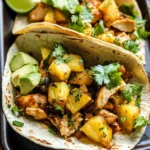 One-Pan Chicken and Pineapple Tacos