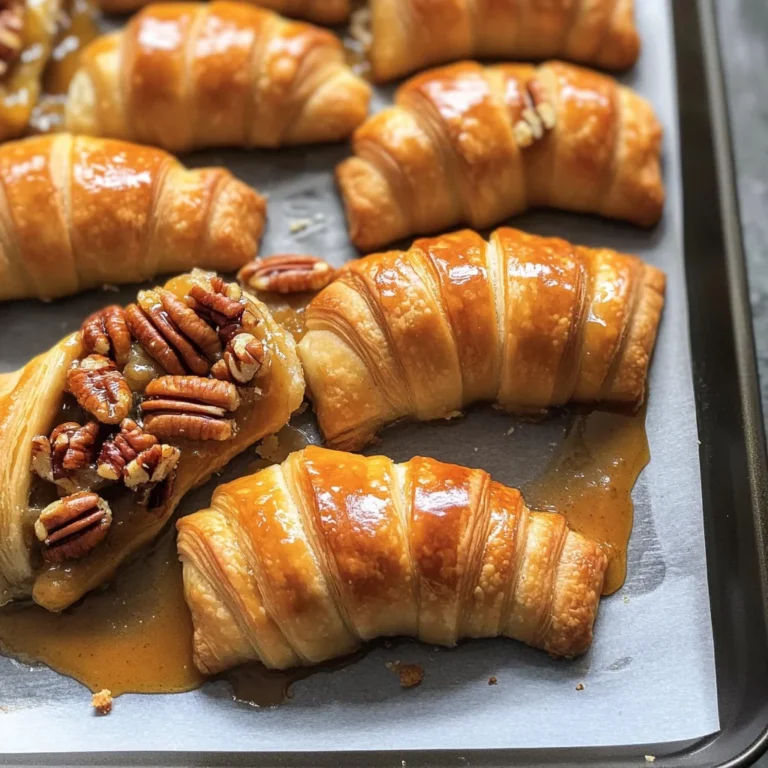 Pecan Pie Crescent Rolls