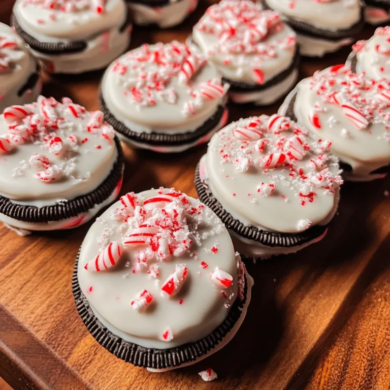 Peppermint Bark Oreos