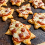 Puff Pastry Christmas Tree Pizza Bites