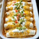 Queso Chicken Enchiladas