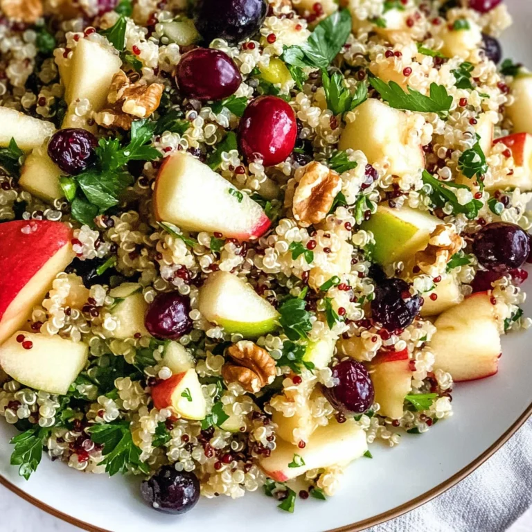 Quinoa Apple Salad: A Fruity, Fresh & Flavor-Packed Favorite