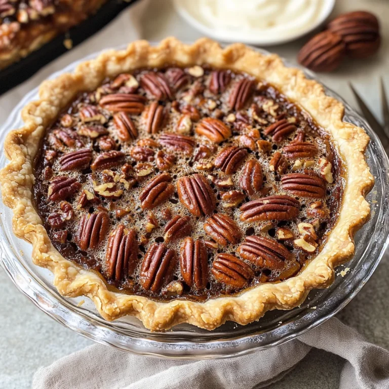 Rich Southern Pecan Pie