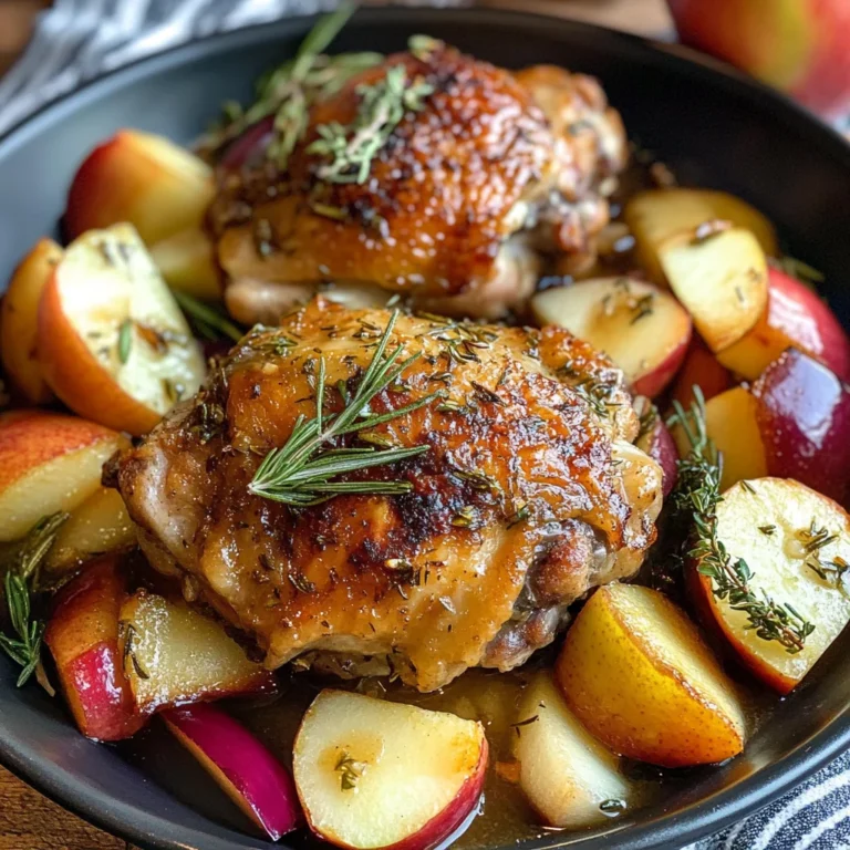 Rosemary Apple Cider Chicken Recipe