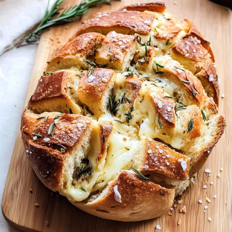 Rosemary Garlic Pull Apart Bread