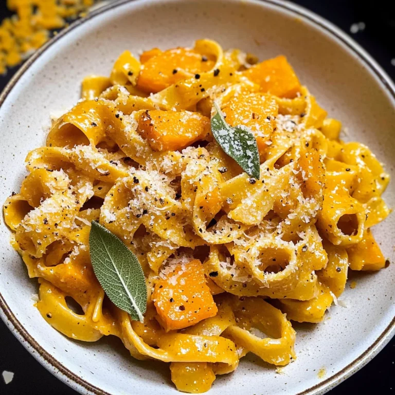Savory Butternut Squash & Sage Pasta