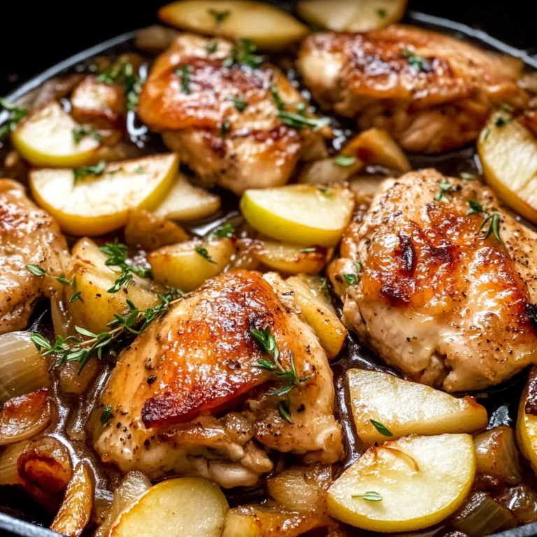 Skillet Apple Cider Chicken