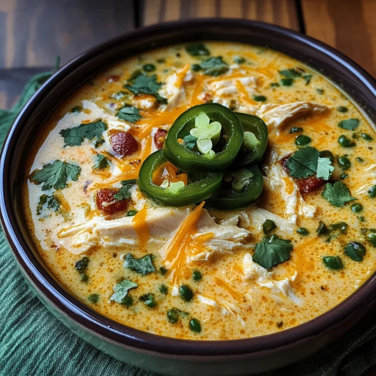 Spicy Jalapeño Popper Chicken Soup