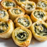 Spinach Dip in Bite-Sized Pinwheels