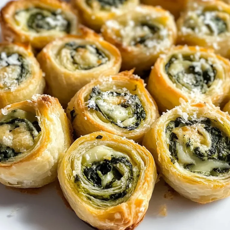 Spinach Dip in Bite-Sized Pinwheels
