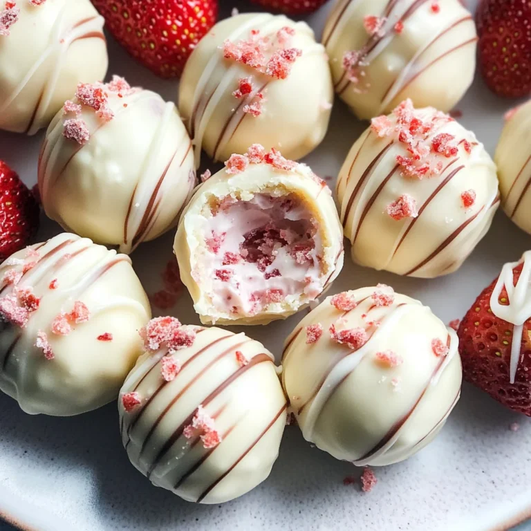Strawberry Cheesecake Truffle Balls