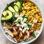 Street Corn Chicken Rice Bowl