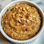 Sugar Cookie Protein Baked Oats