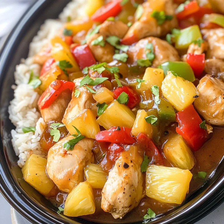 Sweet Hawaiian Crockpot Chicken