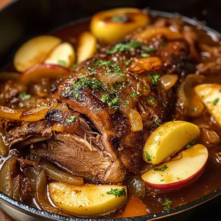 Tasty Apple Cider Braised Pork Shoulder