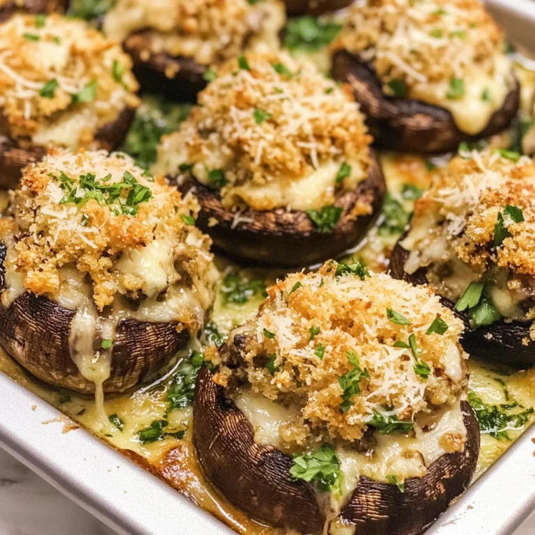 Tasty Olive Garden Stuffed Mushrooms
