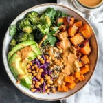 Thai Peanut Sweet Potato Buddha Bowl