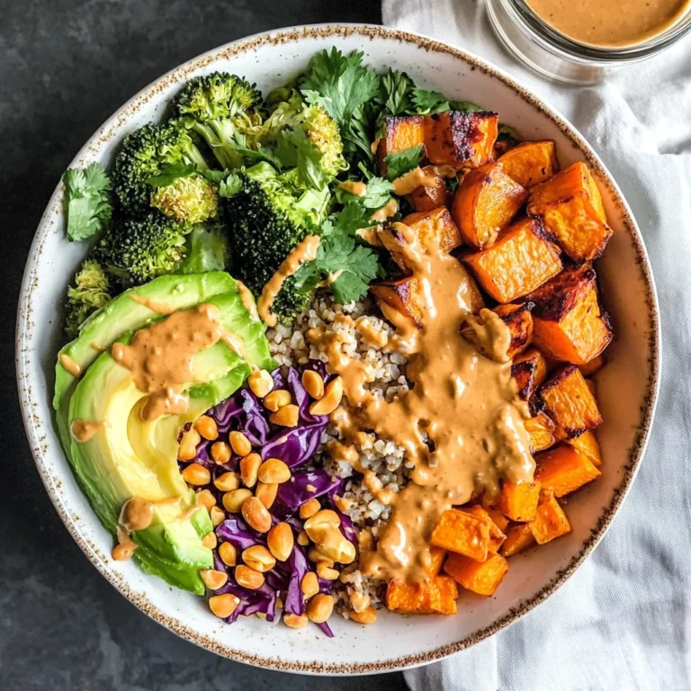 Thai Peanut Sweet Potato Buddha Bowl