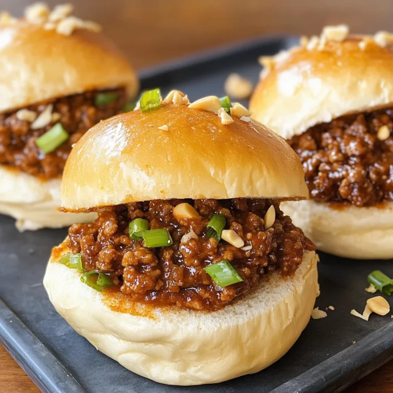 Thai Sloppy Joe Sliders