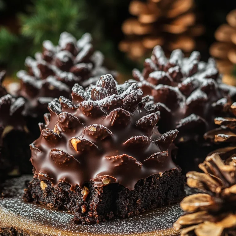 Viral Pine Cone Brownies