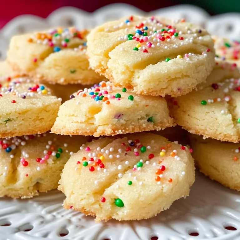 Whipped Shortbread Cookies