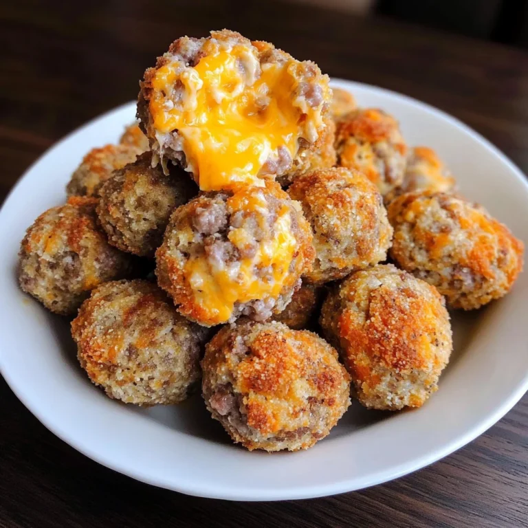 Best Cream Cheese Sausage Balls with Bisquick