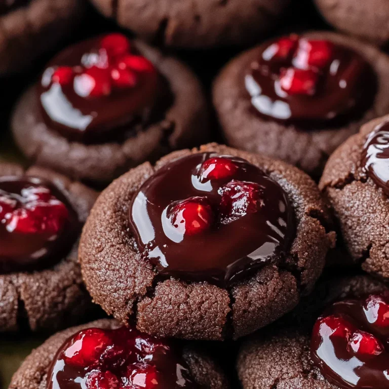 Chocolate Cherry Cookies