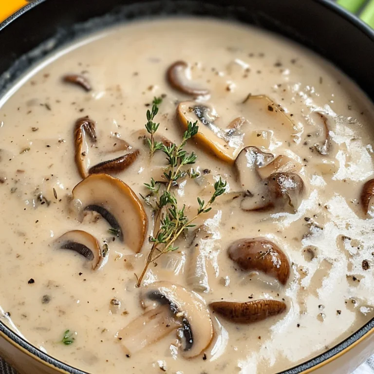 Cream of Mushroom Soup Recipe