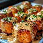 Crispy Bang Bang Salmon Bites