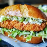 Crispy Chicken Caesar Sandwich