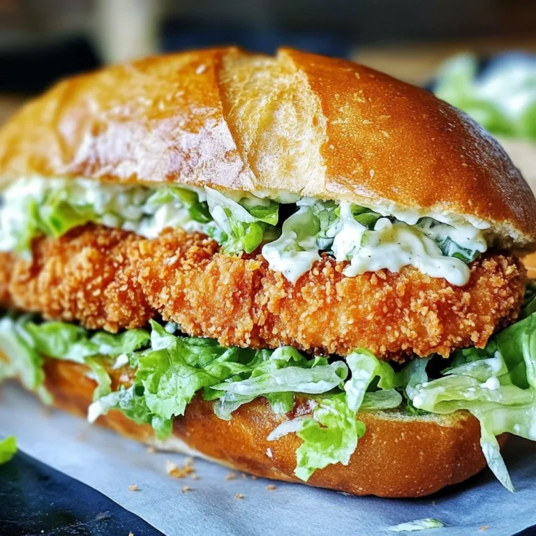 Crispy Chicken Caesar Sandwich