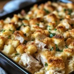 Dolly’s Chicken and Stuffing Casserole
