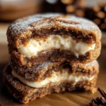 Gingerbread Cheesecake Cookies