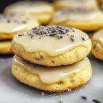 Glazed Lemon Lavender Cookies