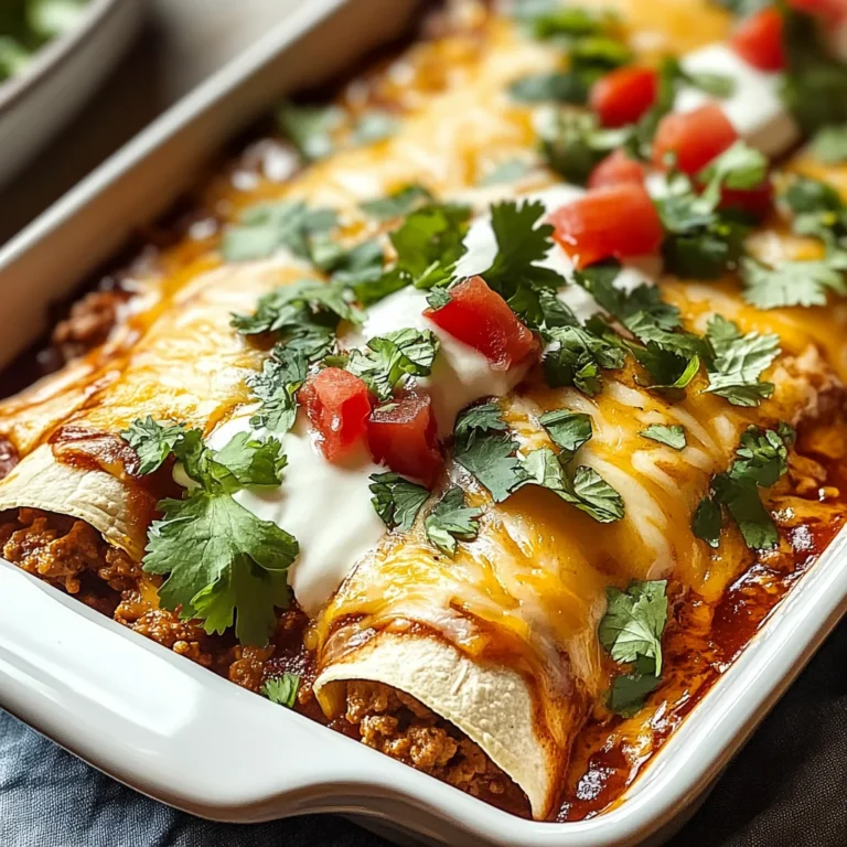 Ground Beef Enchiladas