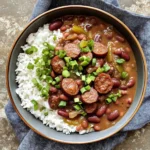 Louisiana Style Red Beans and Rice with Sausage