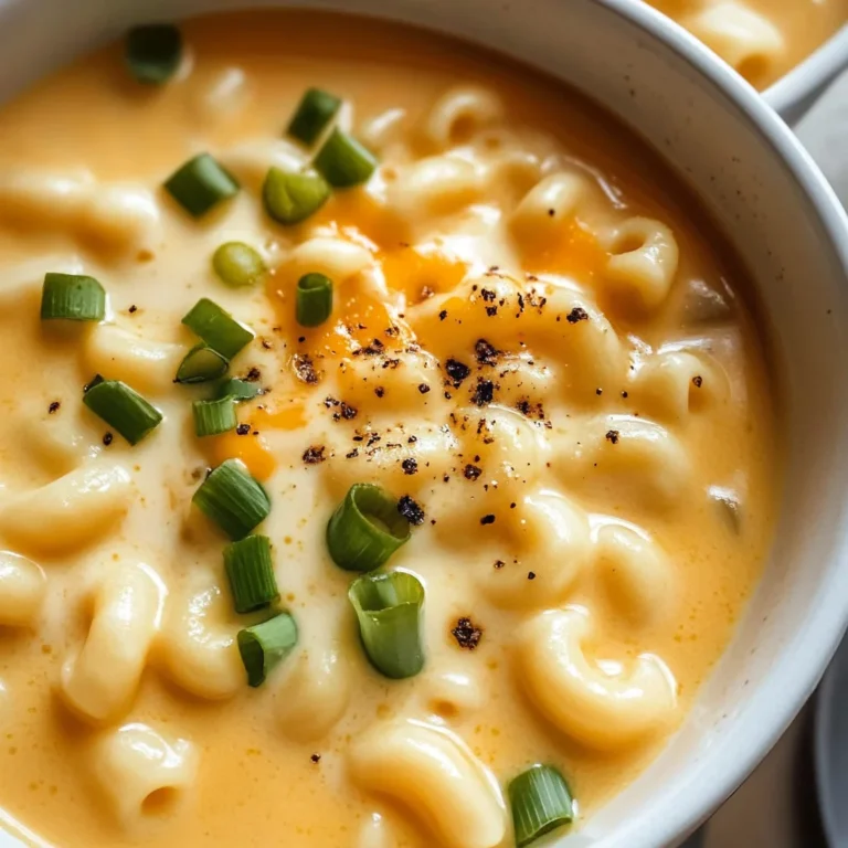 Mac and Cheese Soup