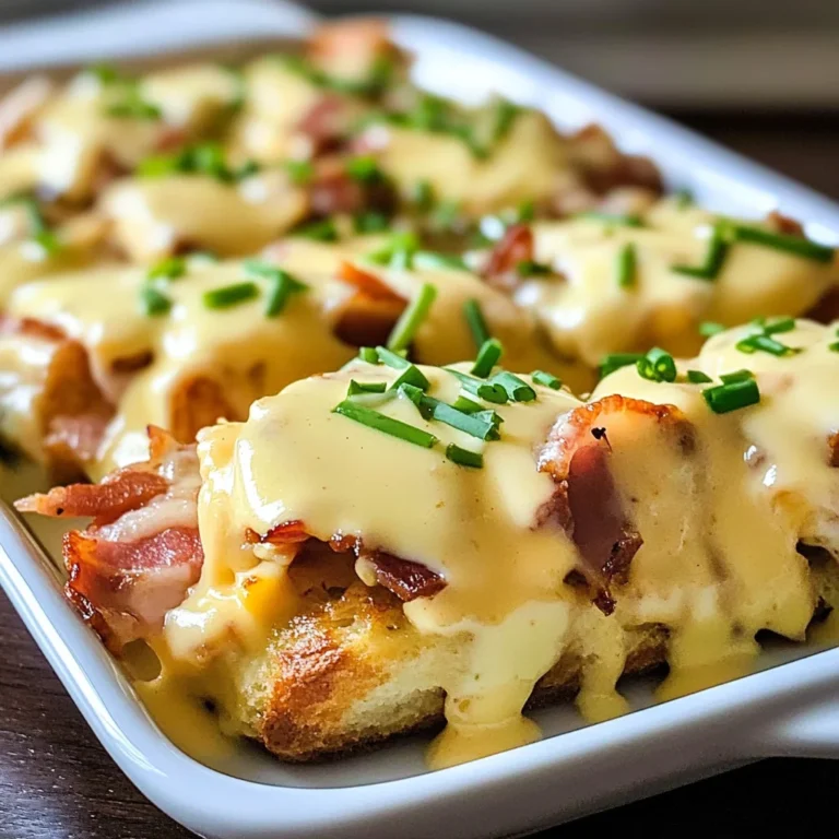 Overnight Eggs Benedict Casserole