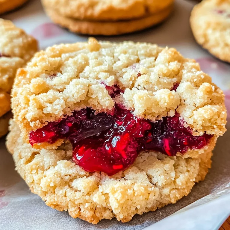 Raspberry Crumble Cookies (Costco Copycat)
