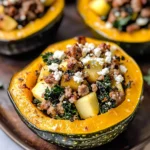 Sausage-Stuffed Acorn Squash